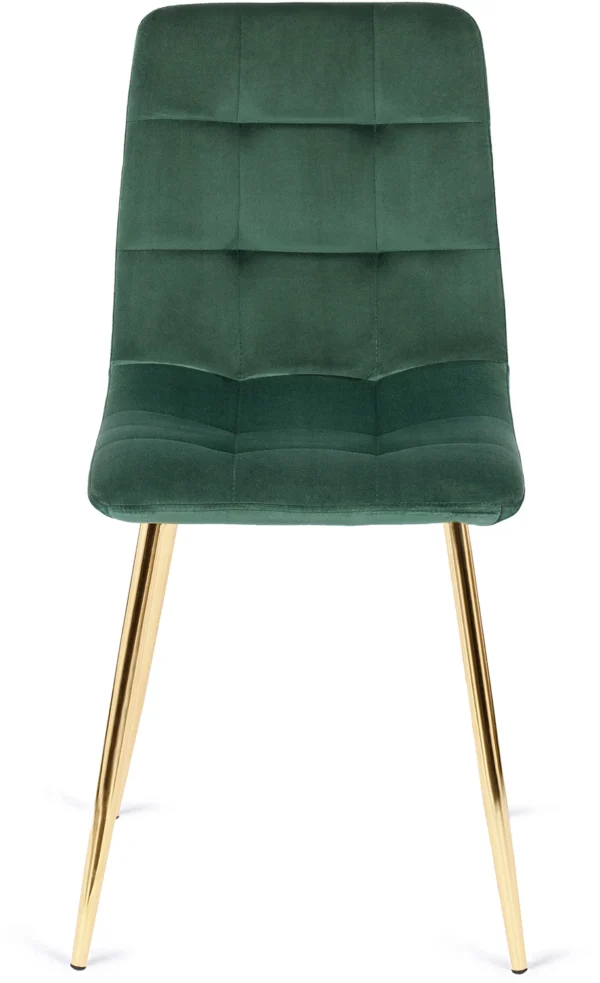 Scaun YORK din catifea verde