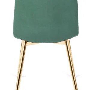 Scaun YORK din catifea verde