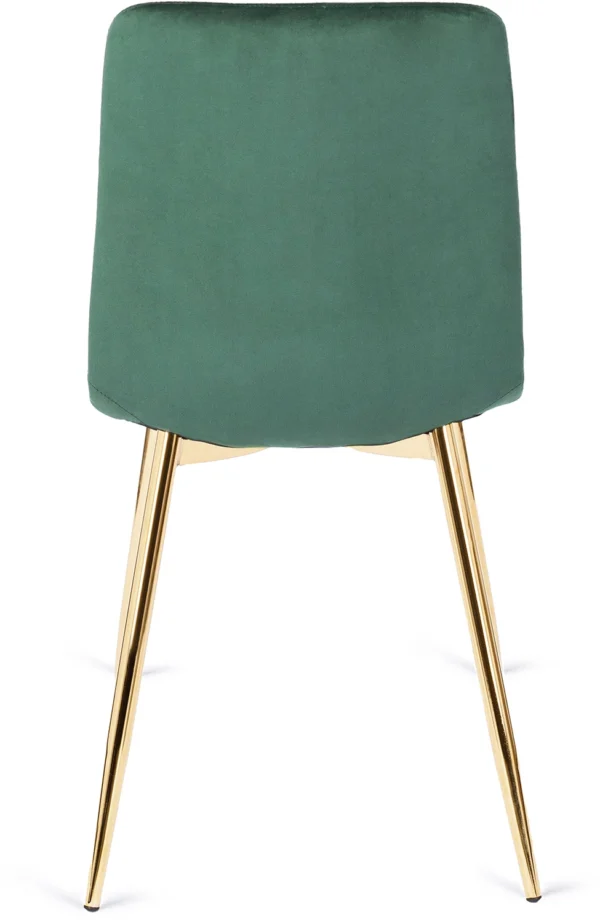 Scaun YORK din catifea verde