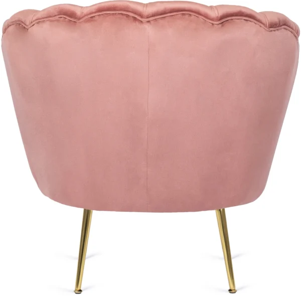 Fotoliu ANGEL din velur roz