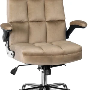 Scaun pivotant LONDON din velur bej