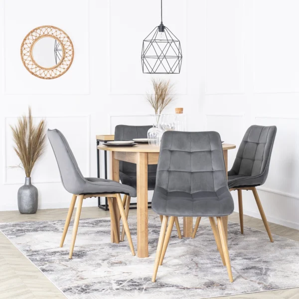 product-2623-1 Scaun RODRI din velur gri