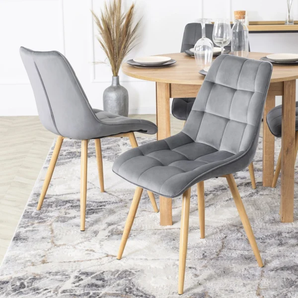 product-2623-2 Scaun RODRI din velur gri