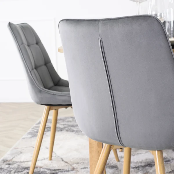 product-2623-4 Scaun RODRI din velur gri