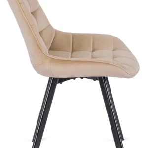 Scaun RICK din velur bej