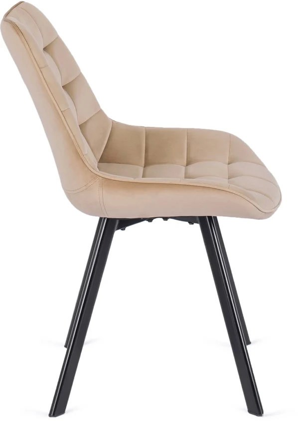 Scaun RICK din velur bej