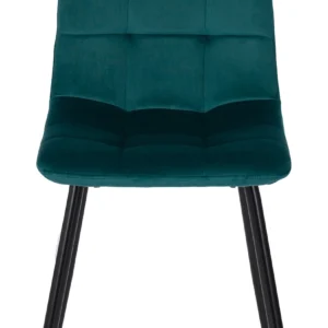 Scaun PERU din velur turcoaz