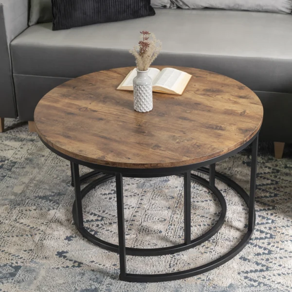 Set masă din stejar rustic FIGO MAX