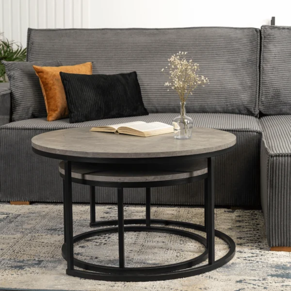 product-2755-2 Set masă ROCKY MAX Beton/Negru