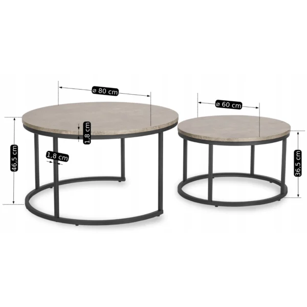 product-2755-9 Set masă ROCKY MAX Beton/Negru