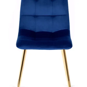 Scaun YORK din velur albastru închis