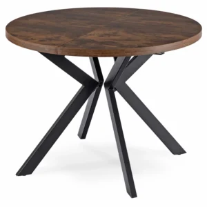 Masă extensibilă LUKAS 100–250 cm Stejar rustic/Negru