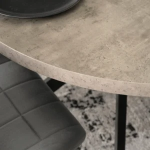 Masă extensibilă LUKAS 100–250 cm Beton/Negru