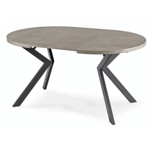 Masă extensibilă LUKAS 100–250 cm Beton/Negru