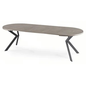 Masă extensibilă LUKAS 100–250 cm Beton/Negru