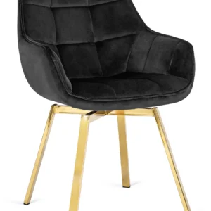 product-2808-6 Scaun pivotant MIA, velur negru