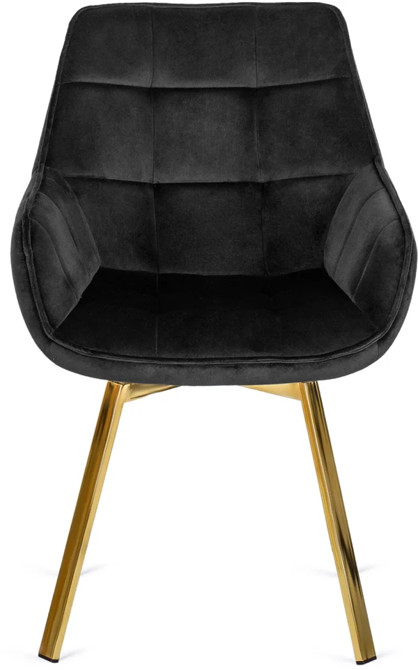 product-2808-7 Scaun pivotant MIA, velur negru