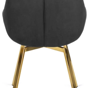 product-2808-9 Scaun pivotant MIA, velur negru