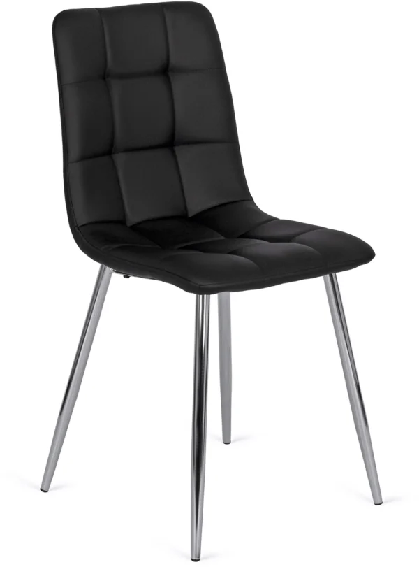 product-2809-0 Scaun ENZO negru Eco-piele — MOBILA