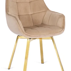 product-2810-4 Scaun pivotant MIA din velur bej