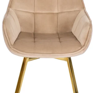 product-2810-5 Scaun pivotant MIA din velur bej