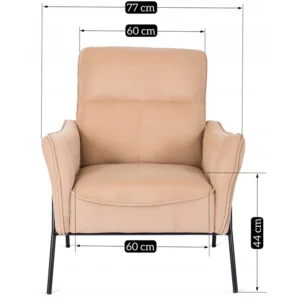 product-2811-5 Scaun reclinabil ALBERTO bej