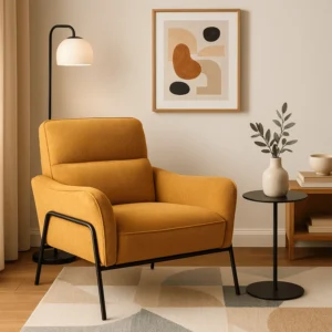 Scaun reclinabil ALBERTO Mustard