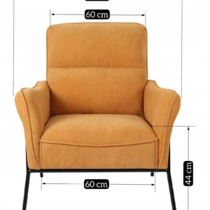 Scaun reclinabil ALBERTO Mustard