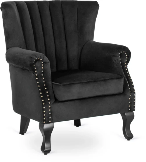 product-2813-0 Fotoliu MALLO din velur negru