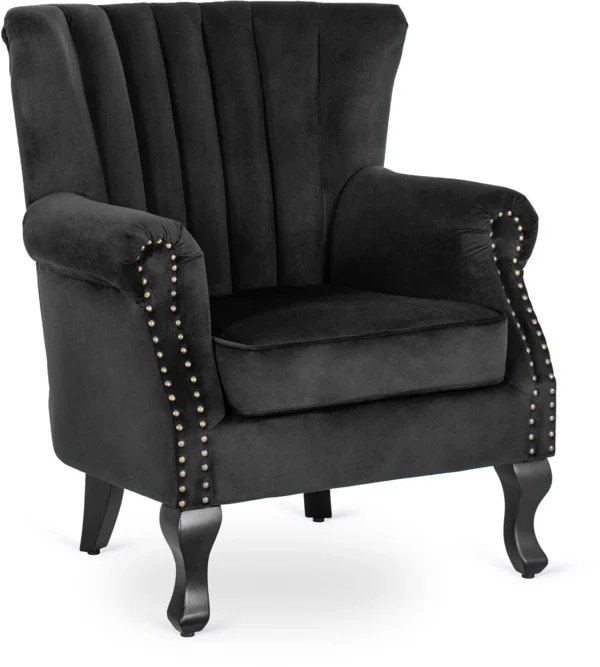 product-2813-0 Fotoliu MALLO din velur negru