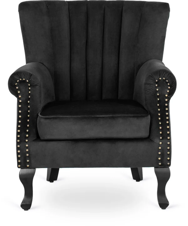 product-2813-1 Fotoliu MALLO din velur negru