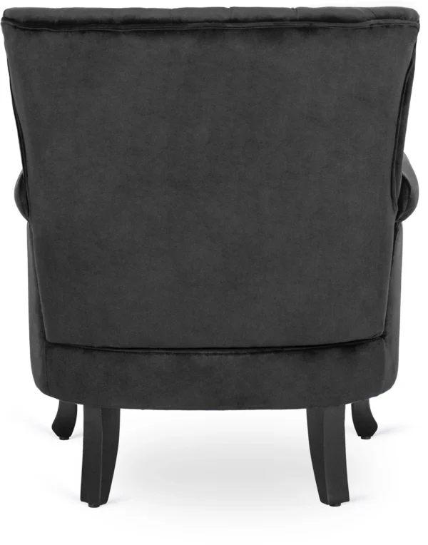 product-2813-5 Fotoliu MALLO din velur negru