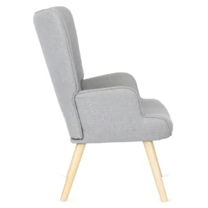 product-2824-3 Fotoliu de relaxare LOZANO 2 cu suport pentru picioare, gri — Fotolii cu taburet