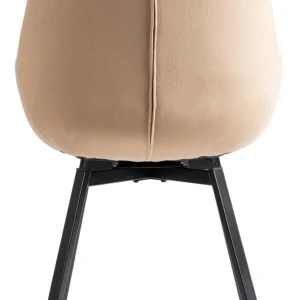 product-2825-7 Scaun pivotant LUNA din velur bej