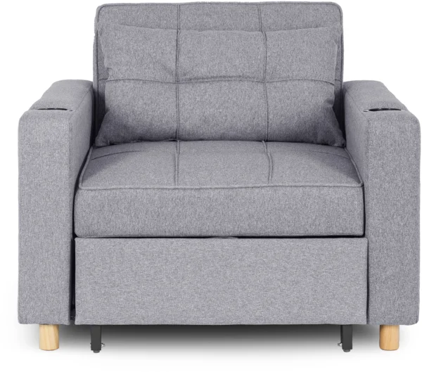 Fotoliu rabatabil SOLOR Gri