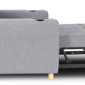 Fotoliu rabatabil SOLOR Gri