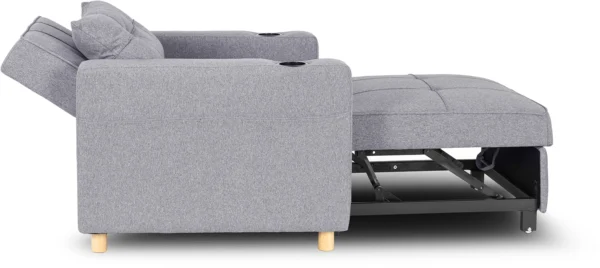 Fotoliu rabatabil SOLOR Gri