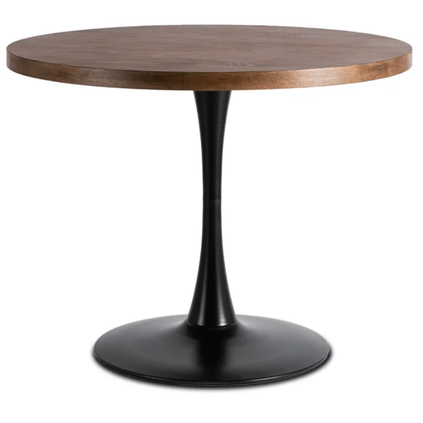 product-2832-5 LINO 100 cm Stejar rustic/masă neagră — Mese