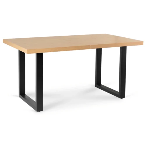 Masa extensibilă EDWIN 160–260 cm Stejar auriu/Negru