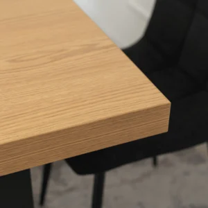 product-2837-3 Masa extensibilă EDWIN 160–260 cm Stejar auriu/Negru