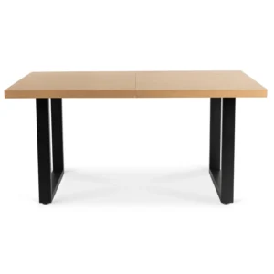 product-2837-5 Masa extensibilă EDWIN 160–260 cm Stejar auriu/Negru