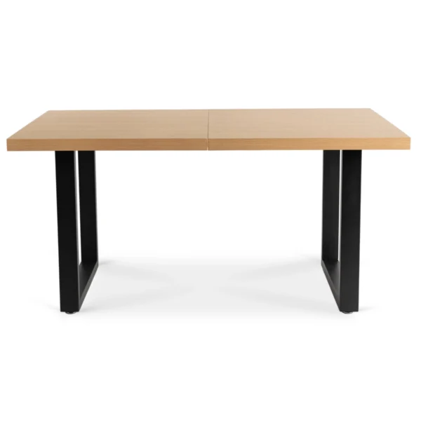 product-2837-5 Masa extensibilă EDWIN 160–260 cm Stejar auriu/Negru