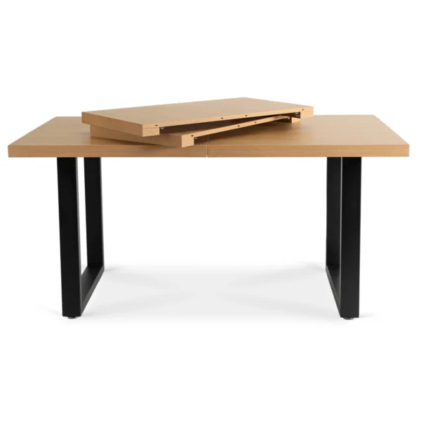product-2837-6 Masa extensibilă EDWIN 160–260 cm Stejar auriu/Negru