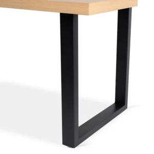 product-2837-9 Masa extensibilă EDWIN 160–260 cm Stejar auriu/Negru