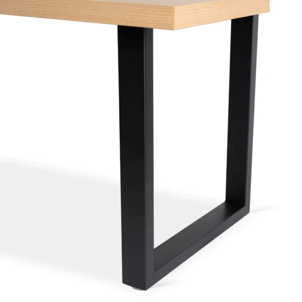 product-2837-9 Masa extensibilă EDWIN 160–260 cm Stejar auriu/Negru