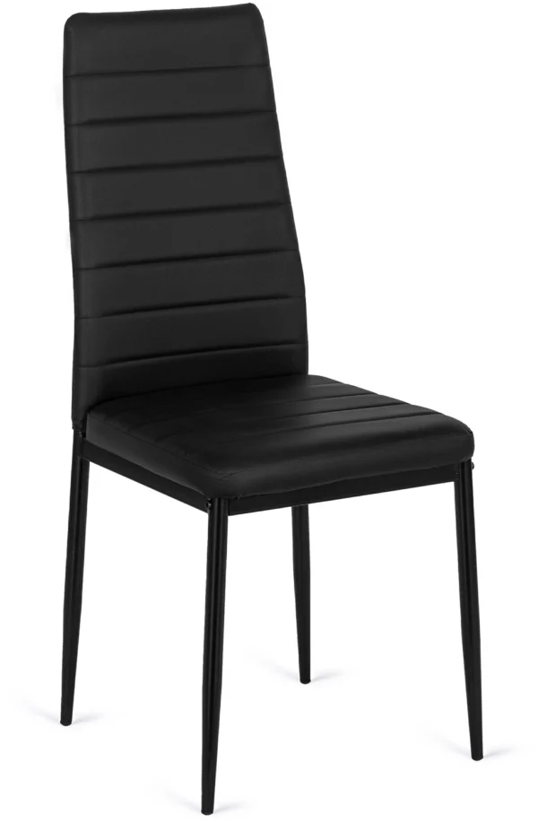 Scaun NARIS negru din piele ecologică