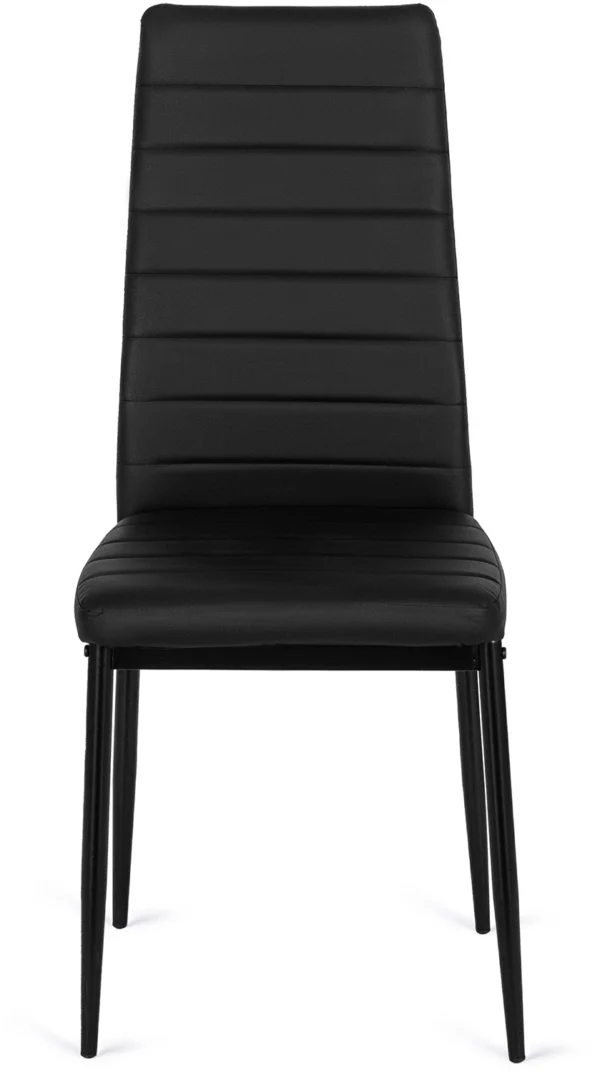 Scaun NARIS negru din piele ecologică