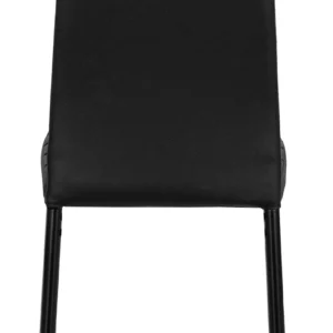 Scaun NARIS negru din piele ecologică