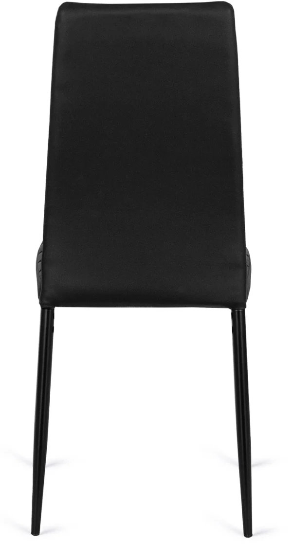 Scaun NARIS negru din piele ecologică