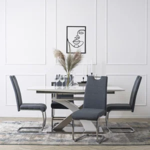 Scaun LOPEZ Gri închis